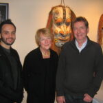 Jan 2010 Indigenous artist John Marsdon, director Peter Campbell, producer Hilary Pryor presenting The Whale And The Crocodile