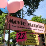 June 2015 Ready for the parade again. “Your neighbourhood movie theatre” - always trying to engage the broader community.