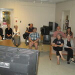 May 2017 We always had a video feed in the lobby for concessioneers to watch the show, for overflow audience, for folks who liked the casual atmosphere and also to accommodate folks who weren’t comfortable inside.