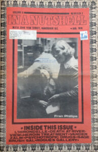 Nutshell magazine with middle aged woman on cover