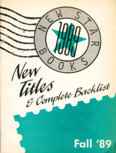 brightly coloured New Star books catalogue, circa 1980s