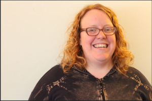 smiling red haired woman