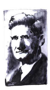 older man with strong features