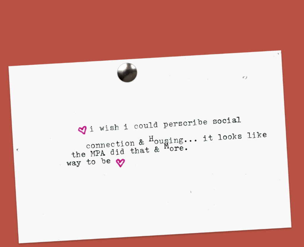 Legacies of MPA - Visitor Feedback Comment Card