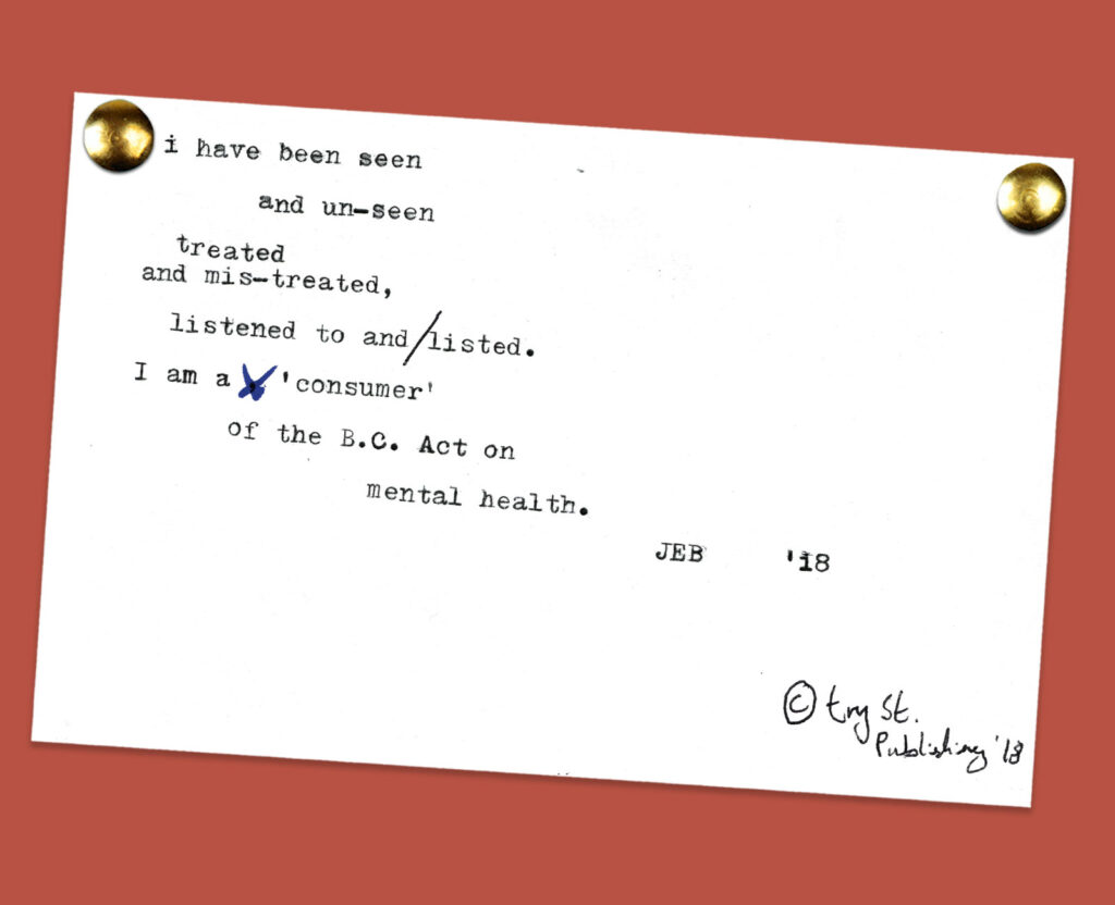 Legacies of MPA - Visitor Feedback Comment Card