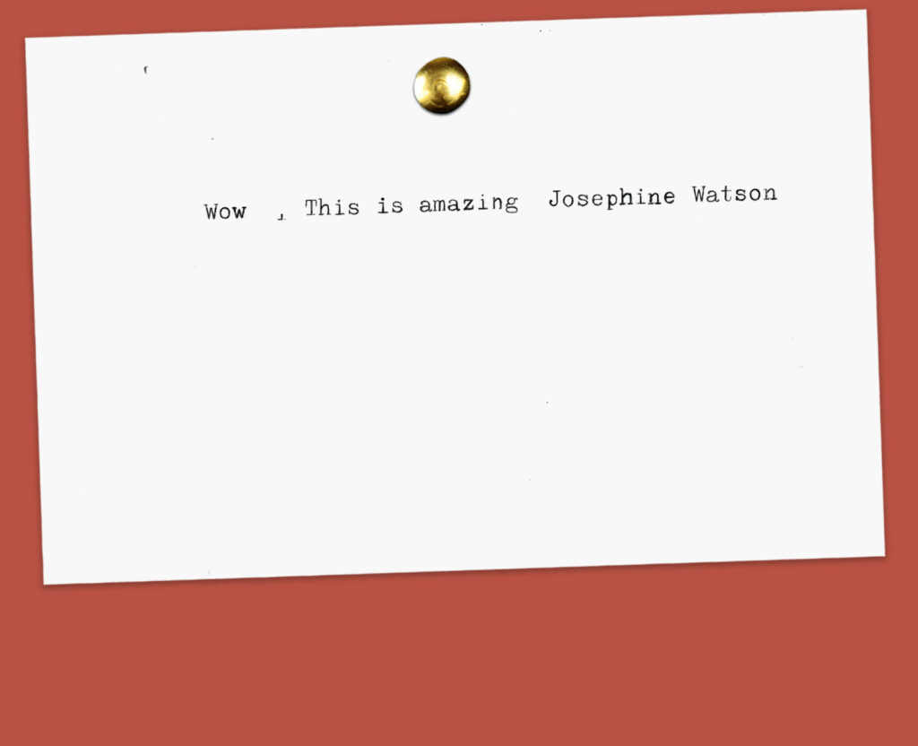 Legacies of MPA - Visitor Feedback Comment Card