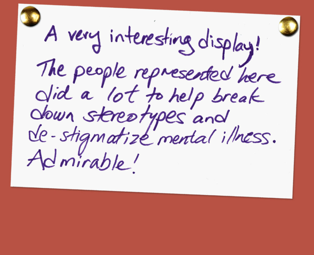 Legacies of MPA - Visitor Feedback Comment Card